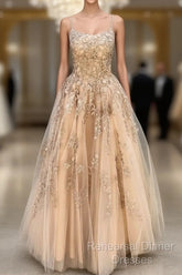 Lace Semi Formal Prom Dress Long, Formal Dress, Dance Dresses, Graduation School Party Gown